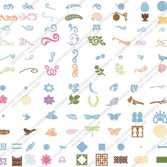 Cricut PICTURESQUE shapes - Picture 2 of 13